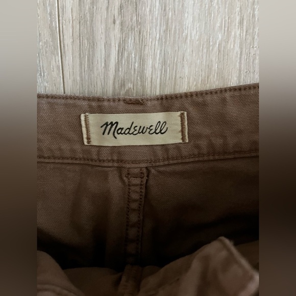 Madewell Women’s The '90s Straight Utility Pant Garment-Dyed Canvas Dark Rope 26 - Picture 5 of 9